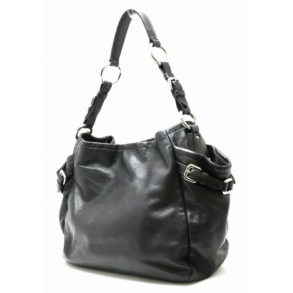 Prada Shoulder Nero Handbag Leather Bag Black - Picture 1 of 9